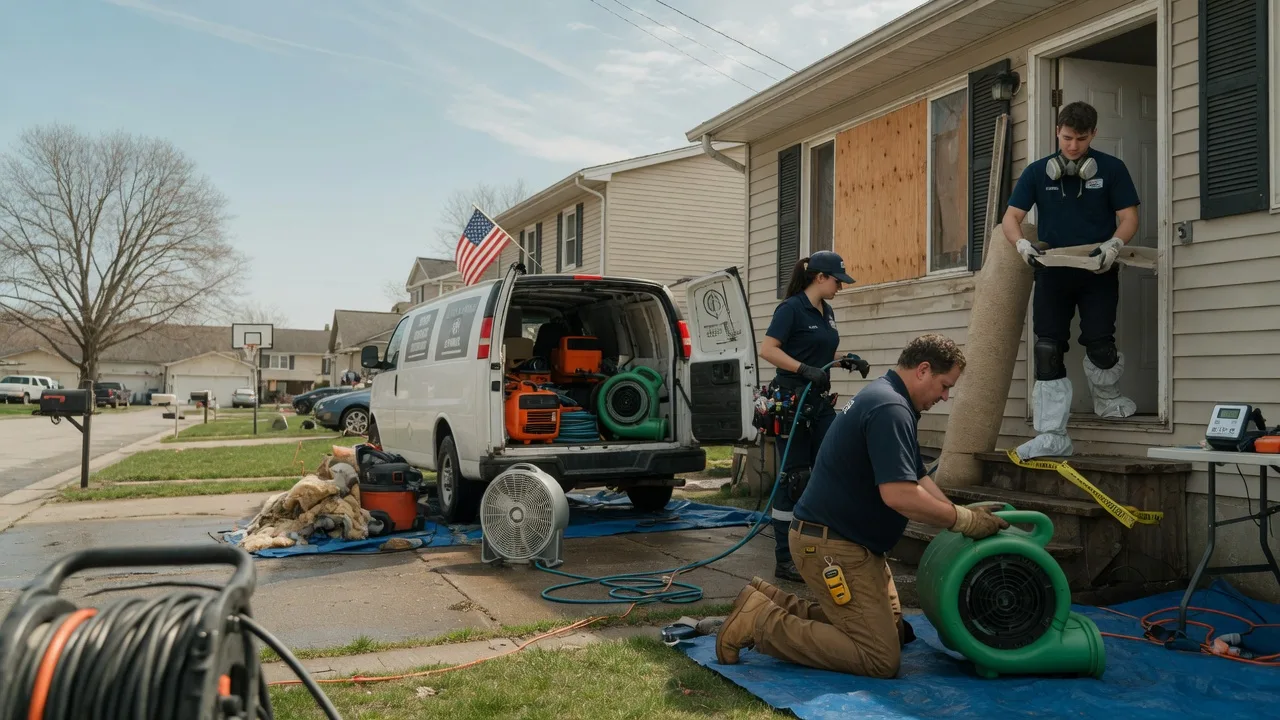 Water Damage Restoration in Topeka, KS near me